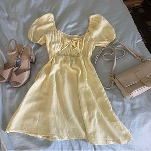 Light yellow dress